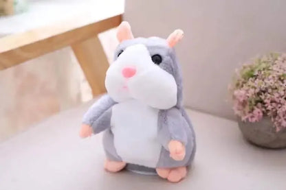 Hámster parlante para niños, juguete de felpa de 15cm, peluche que repite lo que se habla, registro de sonido, repetición, excelente regalo.